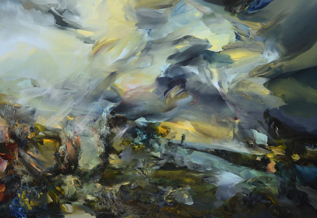 Karjina Requiem / Landscape Requiem, oil on canvas 100 x 150 cm, 2013
