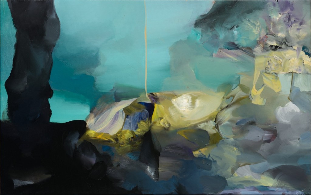 V HLUBINĚ / IN THE DEPTH / 2014 / olej, plátno / oil, canvas / 60x95 cm