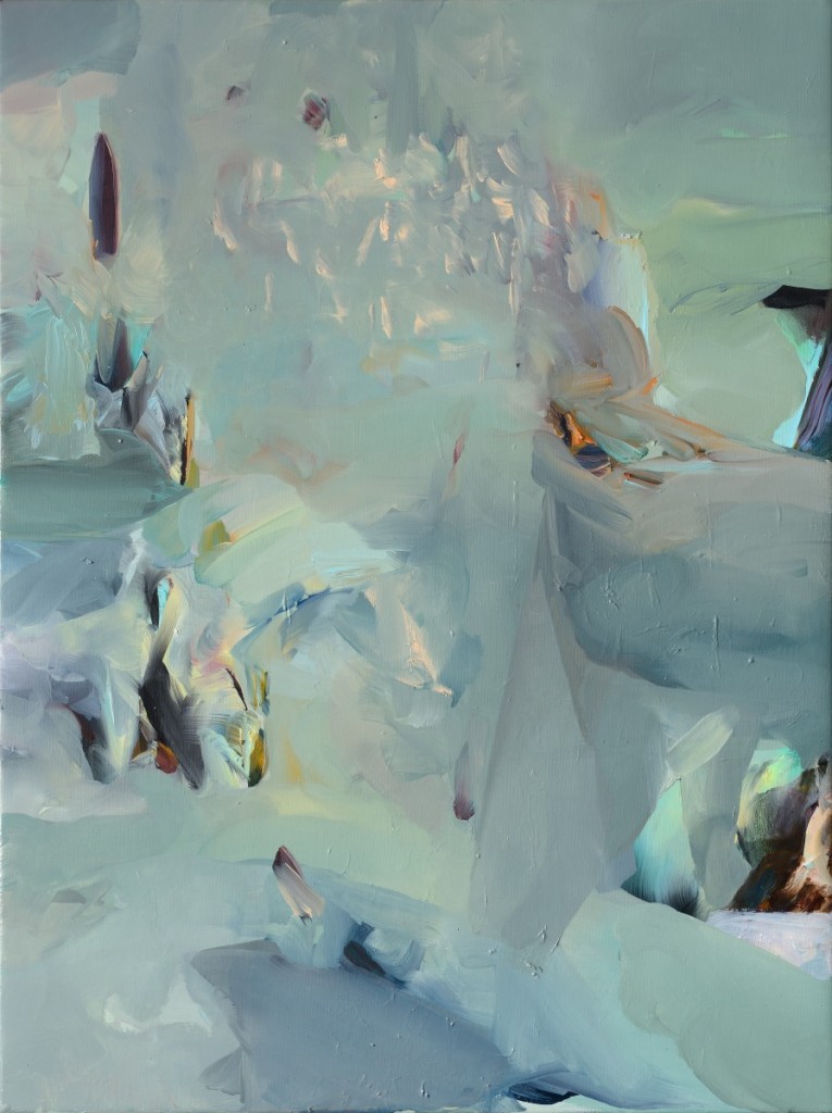 V DEŠTI / IN THE RAIN / 2014 / olej, plátno / oil, canvas / 80x60 cm 
